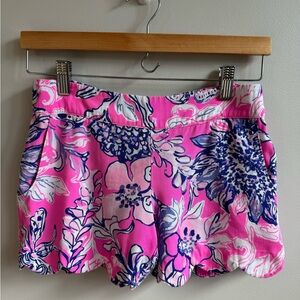 Lilly Pulitzer Shorts in Vibrant Pink and Purple